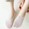 Chaussettes résistantes à l'usure pour femmes, antidérapantes, à la mode, ours de dessin animé, Absorption de la sueur, bateau mignon Invisible, Style japonais