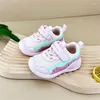 Första Walkers Spring Baby Shoes Mesh Breattable Toddler Kids Sport Outdoor Tennis Soft Sole Little Girls Boys Sneakers EU15-25