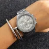 Geneva Classic Luxury Quartz Women Watches Fashion Female Clock Reloj Mujer Silver Diamonds Ladies Wristwatches 210707260a