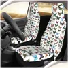 Autositzbezüge Ers Critterpedia Schmetterlinge Er Off-Road Frauen Colorf Kissen/Er Polyester Angeln Drop Lieferung Automobile Motorrad Ot8Wg