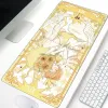 Tapis de souris Nouveau tapis de bureau à domicile tapis de souris Cardcaptor Sakura antidérapant doux ordinateur portable tapis en caoutchouc naturel tapis de souris tapis de souris de bureau