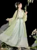 Hanfu Dres Ancient Chinese Song Dynasty Set Female Cosplay Costume Party Summer Dress 3pcs Sets For Women 240220