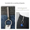 Keychain Pocket Clip Key Holder with Detachable Keyring for Men and Women Outdoor Portable Tool 240220