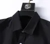 Lüks Tasarımcı Erkek Gömlek Moda Günlük İş Sosyal ve Kokteyl Gömlek Marka Bahar Sonbahar Zayıflama En Şık Giyim M-3XL00