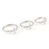 Cluster Rings Cross Religious Ring Set 12PCS/pack Silver Color Catholic Wedding Crucifix Jewelry Gifts