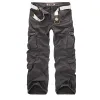 Pantaloni Dropshipping Pantaloni Cargo in Cotone da Uomo Pantaloni da Uomo Dritti da Allenamento Tattico Stile Militare Pantaloni da Uomo Mimetici Casual