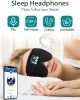 Наушники/гарнитура Bluetooth-наушники для сна 3D-повязка на голову Беспроводная музыкальная маска для глаз Тонкие мягкие эластичные дышащие наушники для сна для тех, кто спит на боку