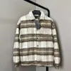 Designer Mens Chrome Winter Chromees Hearts Veste Ch à manches longues Manteau en vrac Hommes Femme Style unisexe Vêtements d'extérieur Facecloth Plaid Shirt X4dp #cu3y