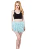 Skirt Real Feather short Skirt Ostrich Feather Royal Blue Black Party Mini Women Dress 210709