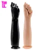 Yuelv super enorme braço artificial vibrador ventosa pênis grande mão punho brinquedos sexuais para mulheres expansor produtos sexuais adultos pau femal8940945