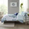 Sets pilares Medallion Cama de 10 peças em um conjunto de roupas de cama de edredom com folhas