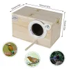 Nests Parakeet Nesting Box Bird House Budgie Wooden Breeding Cage Parrot Mating Box Nest Aviary for Lovebirds, Finch, Cockatiel, Cage