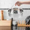 Double Boilers Steamer Rack Household Basket Stainless Steel Steaming Rice Cooker Holder Insert Vegetables