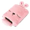 Pads Dessin animé rose lapin USB tapis de souris chauffant animaux mignon dame plus chaud mains bureau hiver tapis de souris pour les femmes travaillant livraison directe