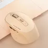 MICE 6 touches Souris sans fil 2,4 GHz Wireless Bluetooth Mouse USB Typec Reccharteable Silent Office souris 1200dpi optique pour ordinateur portable