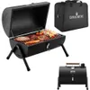 Draagbare Houtskoolgrill Tafelblad Outdoor Barbecue Roker Kleine BBQ voor Koken Achtertuin Camping Picknicks 240223