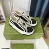 New Ivory and black canvas jacquard sneaker designer canvas shoes tennis shoes 1977 design running shoes washed jacquard cowboy men women's shoes ace version shoes 10