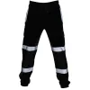 Pantalones Pantalones de hombre pantalones casuales de lana reflectante pantalones uniforme de saneamiento a rayas pantalones de seguridad en el trabajo de alta visibilidad