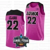 CUSTOM Caitlin Clark Jersey 2023 Femmes Final Four 4 Iowa Hawkeyes Basketball Jerseys NCAA College Joe Toussaint Ryan Kriener Jack Nunge Tony