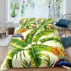 Ensemble de couverture de couette arbre à aquarelle Twin Taille arbre de vie couvre-couette colorée Sun Moon Polyester Liberter Boho Exotic Style Dishing Curtains