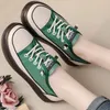 Casual Schoenen Xiuteng 2024 Lente Snoep Gekleurde Koeienhuid Flats Zachte Botton Dikke Zool Echt Leer Vrouwen Platte Schoen