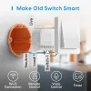 Controle Meross Homekit Módulo de comutação de luz Smart DIY WiFi Switches Inwall Switches sem fio Switch 1Gang 1way para Alexa Google Home SmartThings