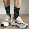 Мужские носки, забавные сумасшедшие носки для мужчин, паутина, Harajuku, качественный узор с принтом, новинка, подарок
