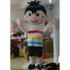 2024 Halloween Super Cute Boy Mascot Costume Festa de Aniversário Anime Theme Fancy Dress Costume