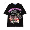 2024 T-shirt da uomo Hip Hop Lettera con stampa grafica T-shirt in cotone Casual manica corta High Street Fashion Cool Trend