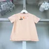 Nouveau bébé T-shirts Mignon motif de lapin filles en coton garçons manches courtes taille 90-160 CM vêtements pour enfants de créateurs t-shirts pour enfants d'été 24Feb20