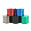 Najlepszy 63 mm 4PC CNC Aluminium Aluminium Space Case Grinders Tobacco Detektor papierosów szlifierki Tobacco Tobacco