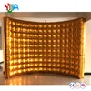 wholesale 10ft Wedding Party photo booth backdrop inflatable wall silver or gold for party Activities