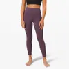 LL-12333 Femmes Yoga Tenues Pantalon Skinny Legging Pantalon Collants Excerise Sport Gym Course Pantalon Long Élastique Taille Haute