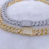 Bracciale a maglie cubane Catena a maglie cubane Catena cubana di Moissanite