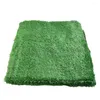 Fleurs décoratives tapis de gazon artificiel vert faux jardin synthétique paysage tapis de pelouse décoration de gazon 200x200 cm fournitures de décoration pour la maison