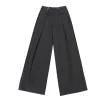 Pants American Suit Pants For Men and Women 2023 New Retro Straight Wide Leg High Fashion Retro Loose Allmatch Floor Mopping Trousers