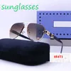 Mesdames Designer pour femmes Bolle Lunettes de soleil Luxury Master Sun Glass Sunglasses Sun Glasses UV400 Protection Polarise Gold Cadre Glass Glass Lens Men Femme With Box 46471 G13