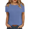 Koszulki damskie T SILE CREWNECK SPREWNES SPRITAL Casual Loose Basic Tee Top Women Fashion Bluzka na Y2K