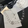 Chanells luksusowa marka marki wisidant Naszyjniki damski projektant drukowana biżuteria moda ulica klasyczny damski naszyjnik