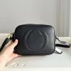 حقيبة مصممة حقيبة كروس كاميرا حقيبة الكاميرا الكلاسيكية كيس الكتف الأسود متعدد الاستخدام
