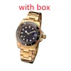 Mens Watch Designer Watches 40mm svart automatisk mekanisk mode rostfritt stål vattentätt lyxklocka lysande safir keramisk svart fredag ​​xb012 b4