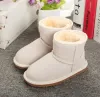 Snowboots voor kinderen Echt leer Bont Kind Top Hoge kwaliteit Australië Laarzen Winterlaarzen voor jongens Baby Meisjes Warme laars