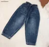 Novos fatos de treino bebê manga curta conjunto de duas peças crianças roupas de grife tamanho 100-160 cm impressão geométrica crianças camiseta e jeans 24feb20