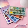 Eye Shadow 7260 Colors Matte Shimmer Eyeshadow Palette Waterproof Longlasting Eye Shadow Makeup Cosmetic Glitter Beauty Tools 240123 D Dhdkb