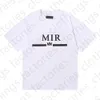 Дизайнер A Miri Мужская футболка Женская футболка Пара Уличная мода Брендовая рубашка с принтом Amirs с коротким рукавом Повседневная свободная мужская футболка Amiry с круглым вырезом Размер S-XL