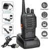 24pcs Baofeng BF888S 12W Walkie Talkie Dual Band 휴대용 장거리 대기 UHF 400470MHz USB HAM 사냥을위한 두 방향 라디오 240229