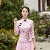 Ubranie etniczne Cheongsam Top Tradycyjne Chiny dla Hanfu Damska rozmiar sukienki Plus 5xl Elegancka koszula