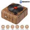 Głośniki nowe mini retro odtwarzacz CD Design Bluetooth Portable FM Radio Builin głośnik USB TF Card Mp3 Music Player Typec ładowanie