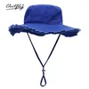 Berets Women Eimer Hut modisch schöner Sommer für Outdoor -Aktivitäten im Freien, das das Gesicht klein aussieht.