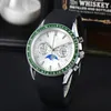 OROLOGIO NEW FASHION MANS HOUNGS QUARTZ MOVIESS CONTERS LUXURY LEATHY LOTION WITH FULENDAR WARTPRAIN